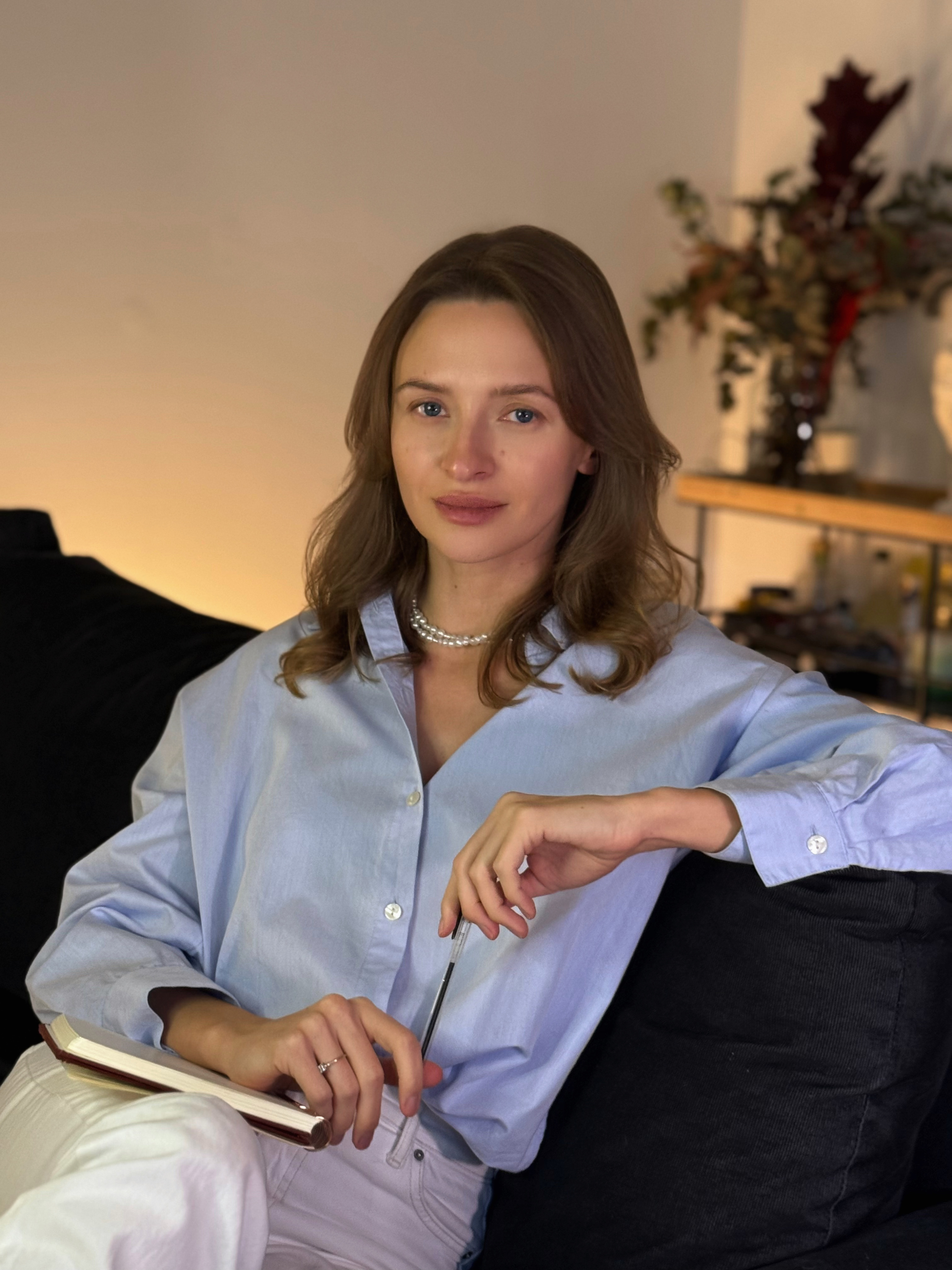 Екатерина Мочалина за работой